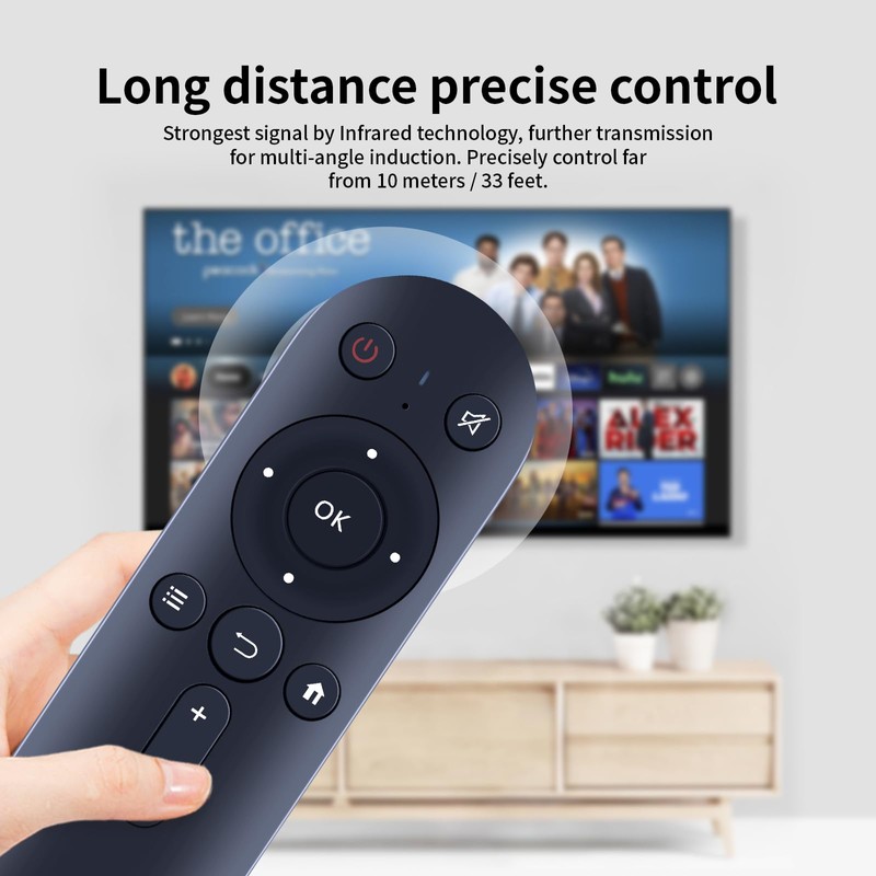 GOUYESHO New Replacement Remote Control for NexiGo PJ40 Projector Black