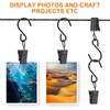 40 PCS Curtain Clips with S Hooks for Outdoor String