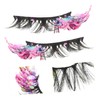 Beavorty 2pcs Luminous False Lashes Natural Curly Look Eyelashes Natural