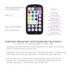 AZIMOM 28keys Remote Control of Twinkle &Sound Activated Dual Color