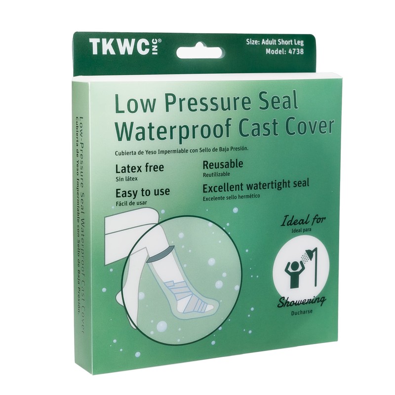 TKWC INC Water Proof Leg Cast Cover for Shower -