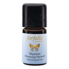 FARFALLA Thyme, Chemotype Thymol, Organic, Grand Cru, 5 ml (Pack of 1)