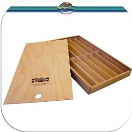 KOH-I-NOOR Wooden Sliding Box for Pens, Brushes, Pencils etc.