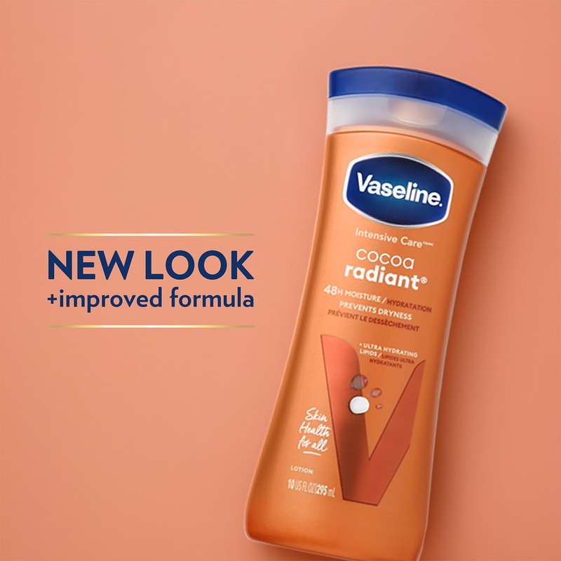 Vaseline Intensive Care Cocoa Radiant Hand & Body Moisturizer +