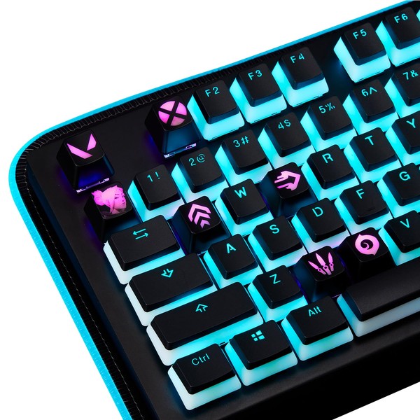 Valorant Custom Keycaps (Agent Reyna) - Laser Engraved with Each