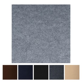 Carpet Tiles Peel and Stick, Self Adhesive Carpet Floor Tile 30 Tiles/30 sq Ft Anti-Slip Squares Soft Padded Carpet Tiles for Kitchen Bedrooms Indoor Outdoor(12" x 12")