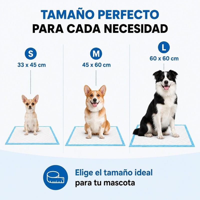 PUBAMALL Almohadillas para Perros Super absorbentes y a Prueba de