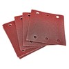 Amtech V4050 P120 Hook and Loop Square Sheets 10 Piece