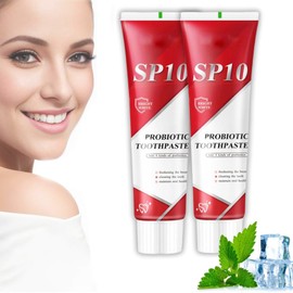 Sp10 Probiotic Toothpaste, Sp-10 Ultra Toothpaste, Sp-10 Probiotic Toothpaste, Sp10 Toothpaste Fresh Breath (2Pcs)