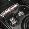 Union Jack Coaster PU Leather Shockproof Mat Pad Interior Anti-slip