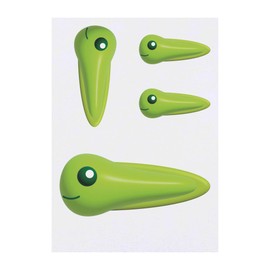 4 x 'Adorable Tadpole' Temporary Tattoos - Water Resistant, Skin-Safe, Non-Toxic Transfers, Mixed Sizes (TO00079912)
