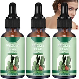 Aceite semilla pera espinosa, multiuso cuidado piel seca 100% aceite pera espinosa orgánico natural cara, piel, cabello uñas, piel seca y humectante corporal Piel secas Hidratante Corporal (3pcs)