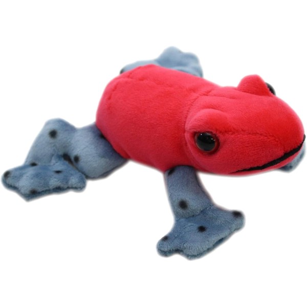 Take-Off Stuffed toy, magnet, strawberry poison dart frog, material: polyester,