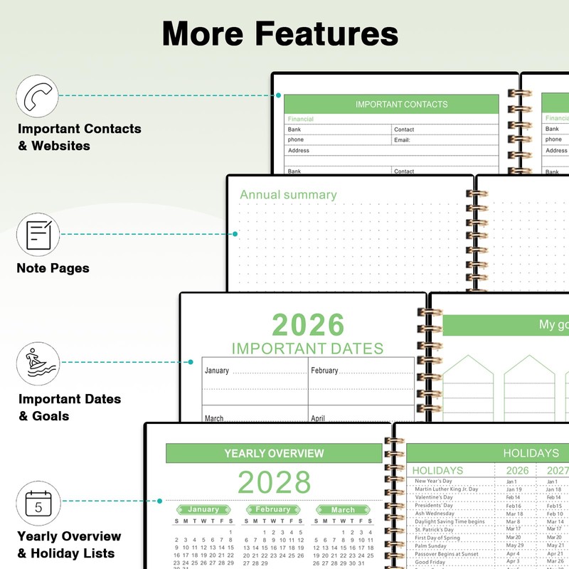 2026-2028 Monthly Planner - 3 Year Monthly Calendar/Planner 2026-2028, 5.9"
