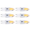 6PCS G9 LED COB Light Bulb 500LM Ceiling Lamp Bulb