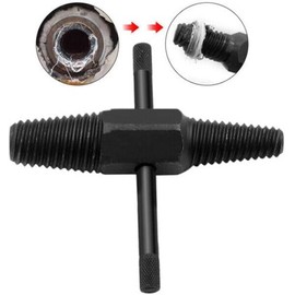 LonESA Dual-Use Broken Screw Extractor for 1/2 Inch and 3/4 Inch Pipes, Valves, and Faucets - Double Head Design for Effortless Removal of Stubborn Bolts and Water Pipe Screws