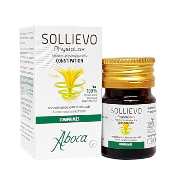 Aboca Laboratoire de phytothérapie SOLLIEVO Physiolax pour la Constipation en