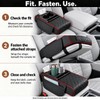 Auto Center Console Armrest Cushion With 2 Cup Holder PU