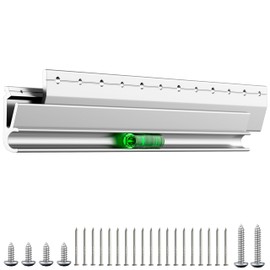 12 Inch Low Wall Damage French Cleat Picture Hanger with Pin Sized Nail Holes,No Stud Mounting Bracket Hangers Picture Hanger Frame Hanging System Kit for Rental Apartment for Art, Mirror - 1 Pair