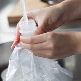 ASTRAPOUCH 10L Easy Fill Bag-in-Box Bags - BYOB - 2-Pack of Dual Spout BIB Bags - REFILLABLE, REUSABLE, BPA FREE! Quick and Easy Filling Through Top Screw Cap