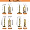 Sunxeke 410 PCS Self Drilling Drywall Anchors with Screws Kit