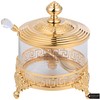Matashi 24K Gold Plated Sugar Bowl Honey Dish Candy Dish