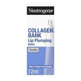 Neutrogena Collagen Bank Lip Plumping Balm with Micro Peptide Technology and Hyaluronic Acid for Visibly Fuller Lips and Intensive Moisturising Care