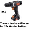 coming data 🔥ac adapter battery Charger for all 12v warrior
