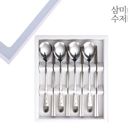 Moomin The Kitchen Shop Razor Family Cutlery Set 4P / 무민 더키친 샵 레이져 가족 수저세트 4P
