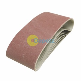 Dapetz ® Sanding Belts 100 x 610mm Compatible with Power Sander 40 Grit Abrasive Aluminum Oxide Ideal for Grinding, Sharpening and Dedusting Wood, Paint, Varnish, Plastics (5 Pieces)