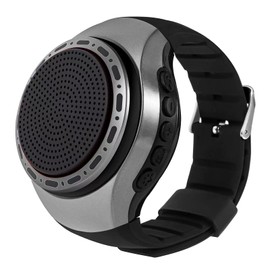 ORIDECOR Wireless Wearable Waterproof Wrist Portable Bluetooth Speaker Watch with Multi Function FM Radio & MP3 Player & TWS & Selfie & Ultra Long Standby Time for Running, Hiking, Riding（Black）