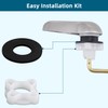 Hygie Rinse 2PCS Universal Metal Toilet Handle Replacement Kit Front