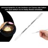 Premium Ointment Spatula, Stainless Steel Gel Spatula, Mixing Spatula, Modelling