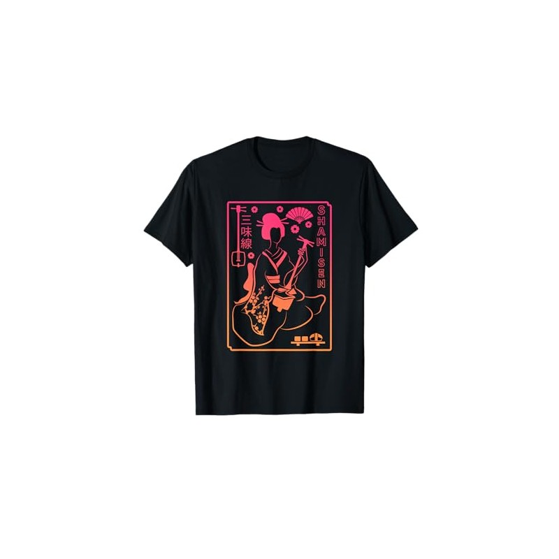 Shamisen | Japanese Culture Geisha | Musical Instrument T-Shirt