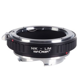 K&F Concept Nikon L/M Lens Adapter Ring for Nikon Mount Lens to Leica M Mount Camera