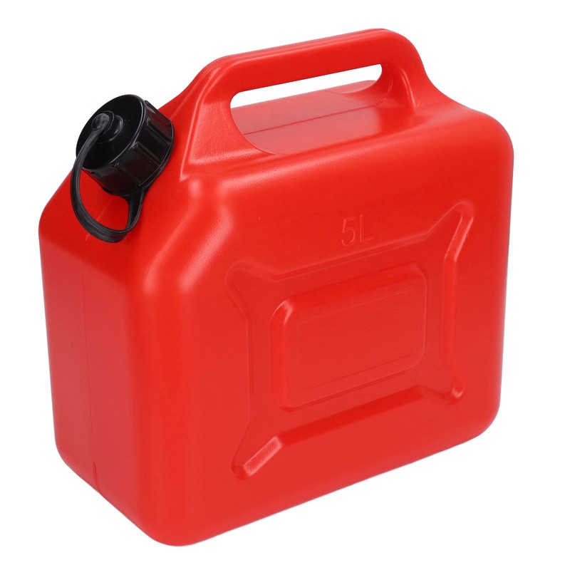 Gas Can 5L 1.3 Gallon ABS Leakage Free Red Portable