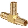 Anderson Metals 57024-06 Brass Hose Fitting, Tee, 3/8" x 3/8"