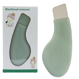 Zorfeter Green Deep Clean Blackhead Remover, Silicone Face Scraper Skin Spatula, Safe Nose Scraper for Men and Women