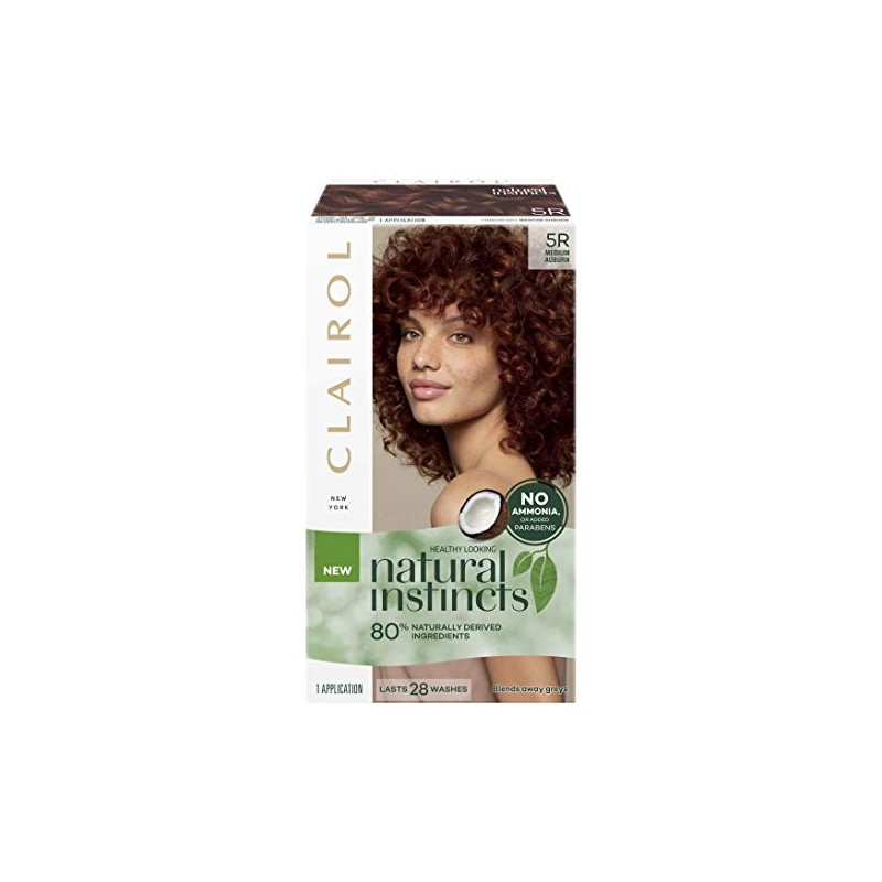 Clairol Natural Instincts Semi-Permanant Hair Colour, 5r Medium Auburn, Ammonia