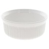 Corningware FS1 2.5 Qt/ 2.35L Round French White Casserole Dish