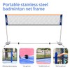 AIMALL Portable Badminton Rack - Simple Standard Outdoor Game Net,