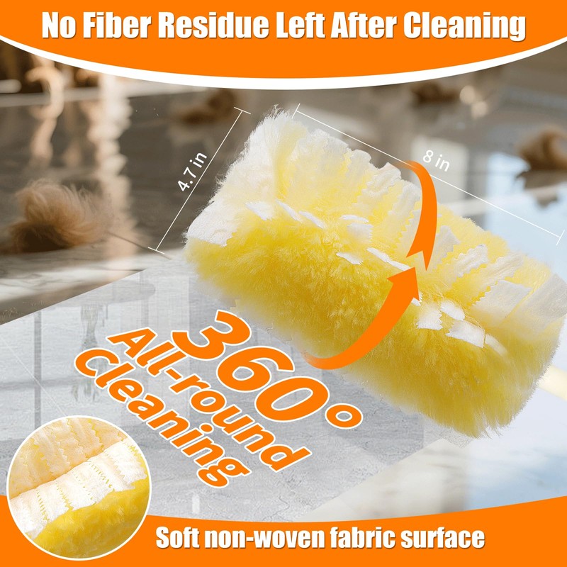 Senowi 60 Count 360° Heavy Duty Duster Refills Compatible with