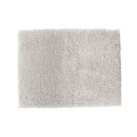 Hashizume Shoten Bathroom Foot Wiping Mat, Light Gray, Approx. 13.8 x 19.7 inches (35 x 50 cm),