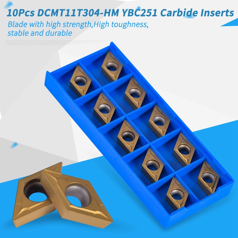 10pcs CNC Carbide Insert Cutters, CNC Milling Inserts Indexable Lathe
