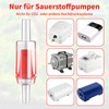 Pack of 12 check valve aquariums, disposable check valves, plastic