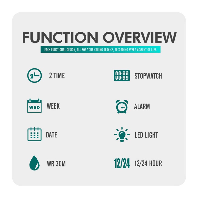 SKMEI Mens Watch Minimalism Analog Digital Watch with Alarm Stopwatch