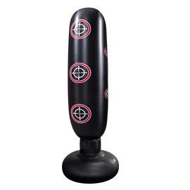 160cm Free Standing Boxing Punching Bag - Boxing Stand Dummy Target Fitness Kick Inflatable Boxing Bag Stand Tower Bag Home Fitness Training