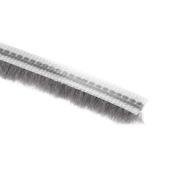 sourcing map Brush Weather Stripping, Card-Slot Seal Strip Pile Silicon