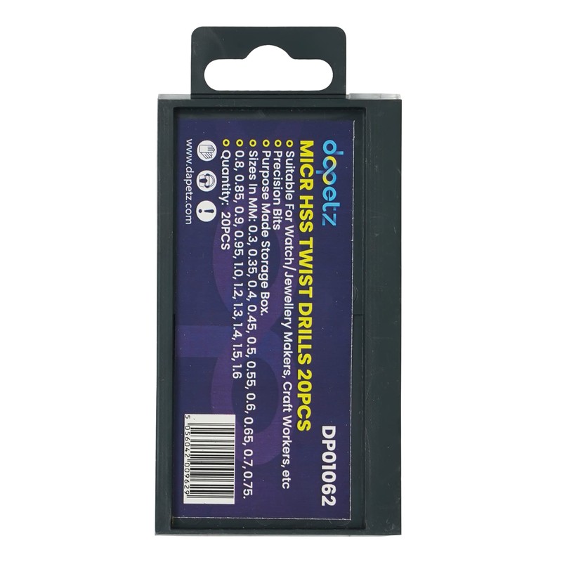 Dapetz ® 20 Pieces Hss Mini Micro Drill Bit Set,