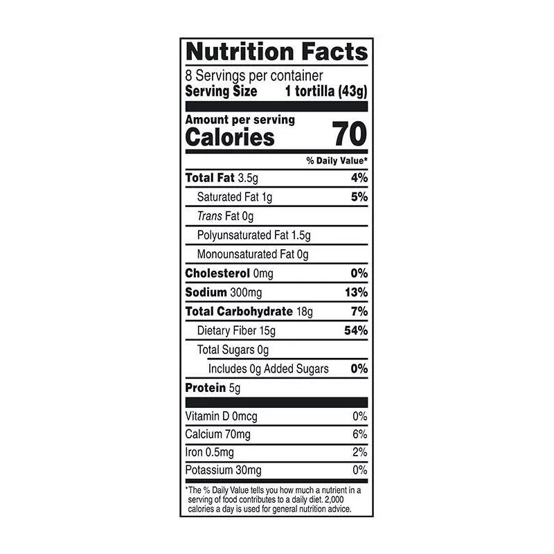 Mission Carb Balance 8" Soft Taco Whole Wheat Tortillas 8